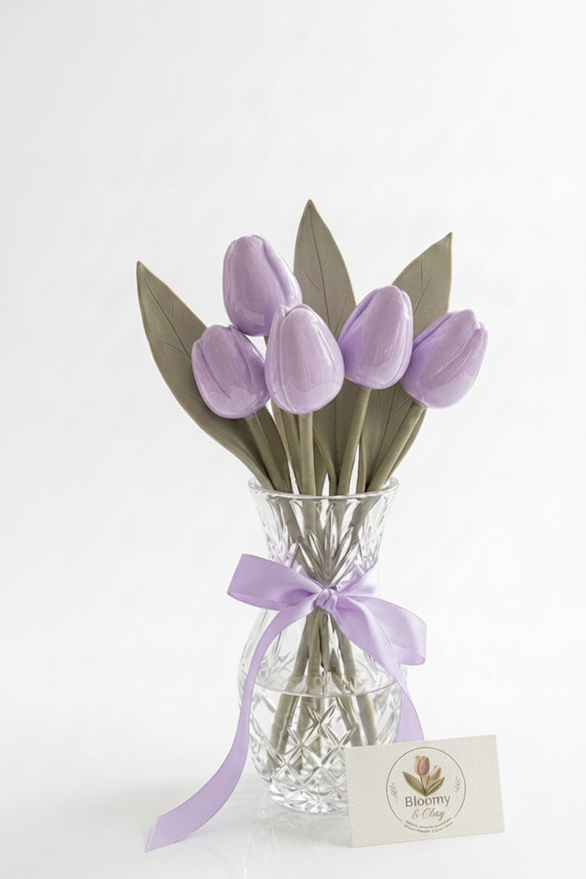 Bouquet de tulipes Lila